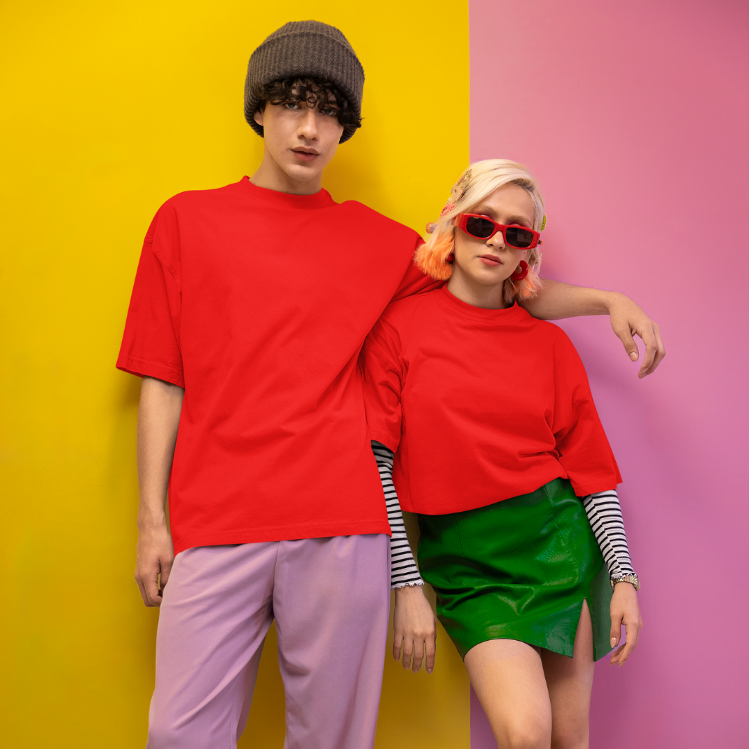 Unisex Oversized Classic T-Shirt in Super-Combed Cotton - Oversized T-Shirt